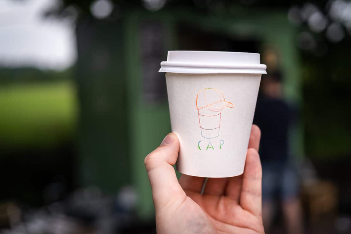 Cap Coffee Cup