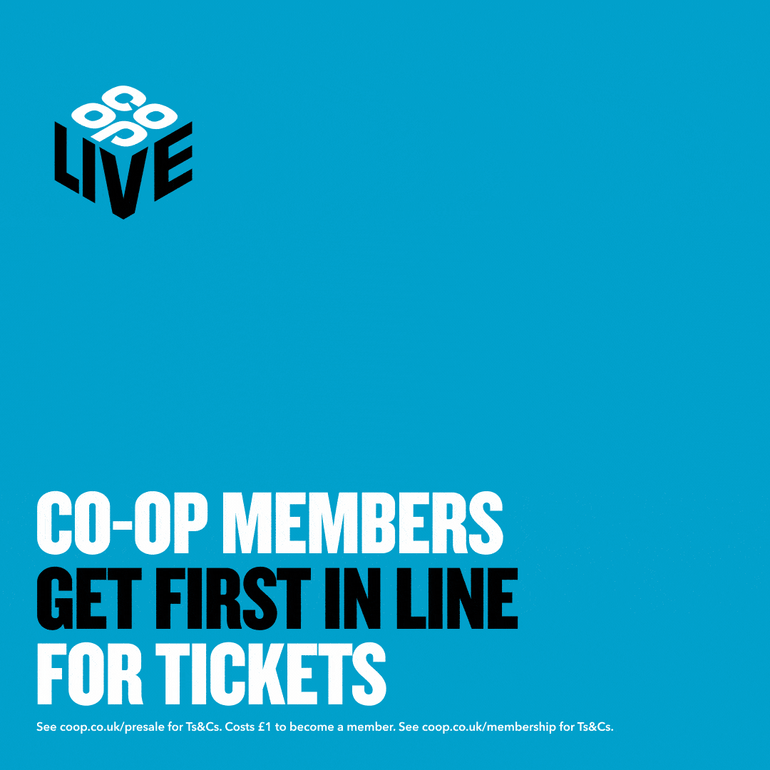 Co-op Live presale tickets