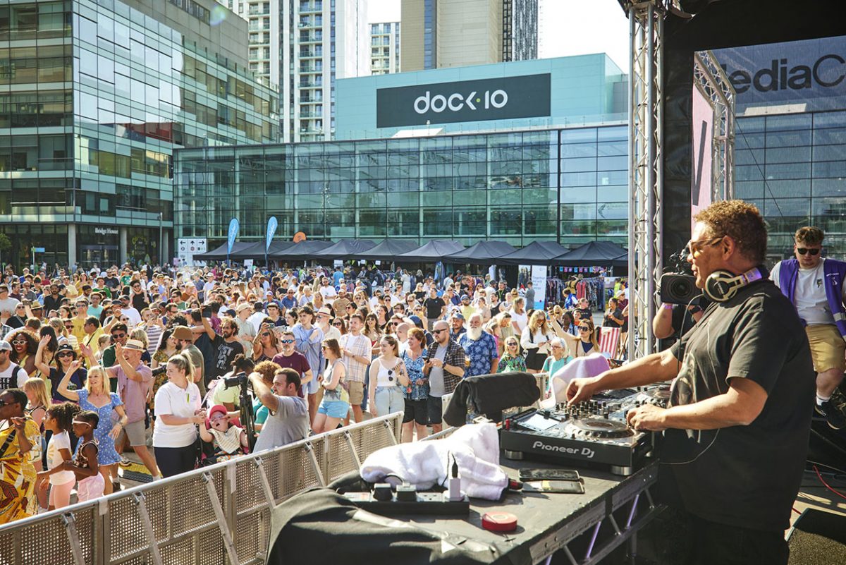 WE Invented the Weekend at Salford Quays, MediaCityUK